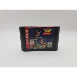 VINTAGE Toy Story Sega Genesis Video Game Cartridge Disney Pixar 90s Classic KA